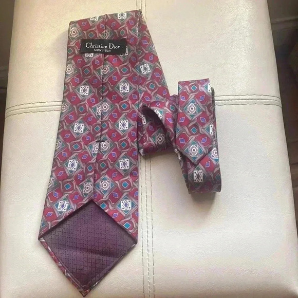 CHRISTIAN DIOR MONSIEUR Mens Tie - Picture 1 of 8
